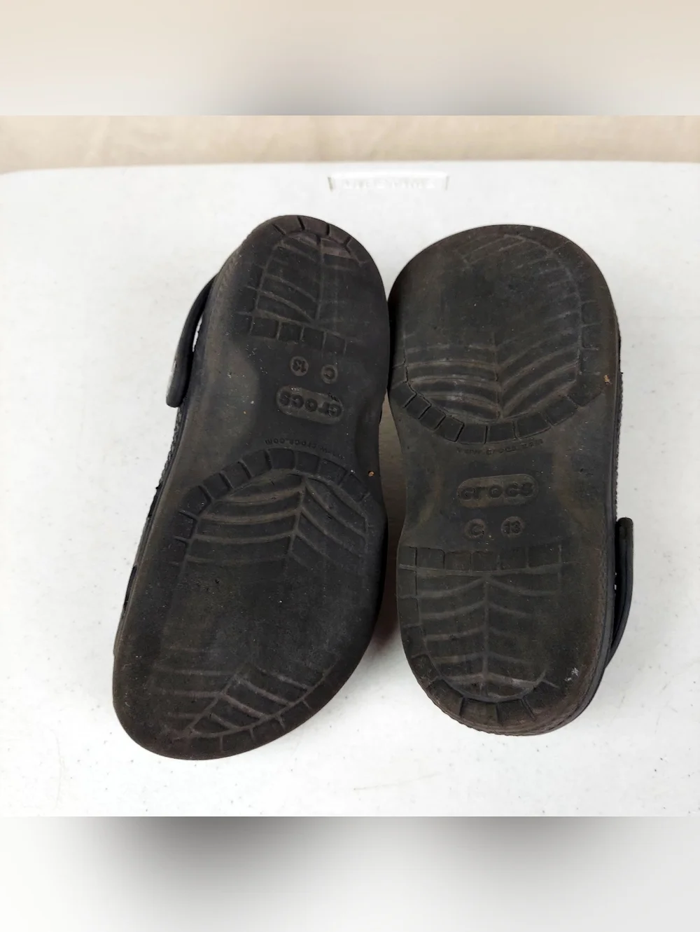 Children's Black Crocs Sandals - Comfortable Slip-On Size 13